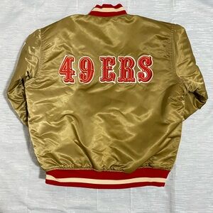 Vtg Starter 49ers Reversible Medium
